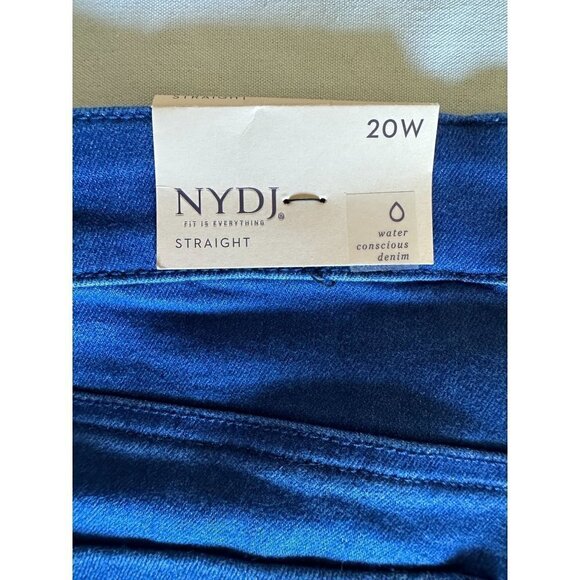 NYDJ Not Your Daughters Jeans Women 20W Straight Marilyn Crop Cuff Lift and Tuck - Picture 7 of 13